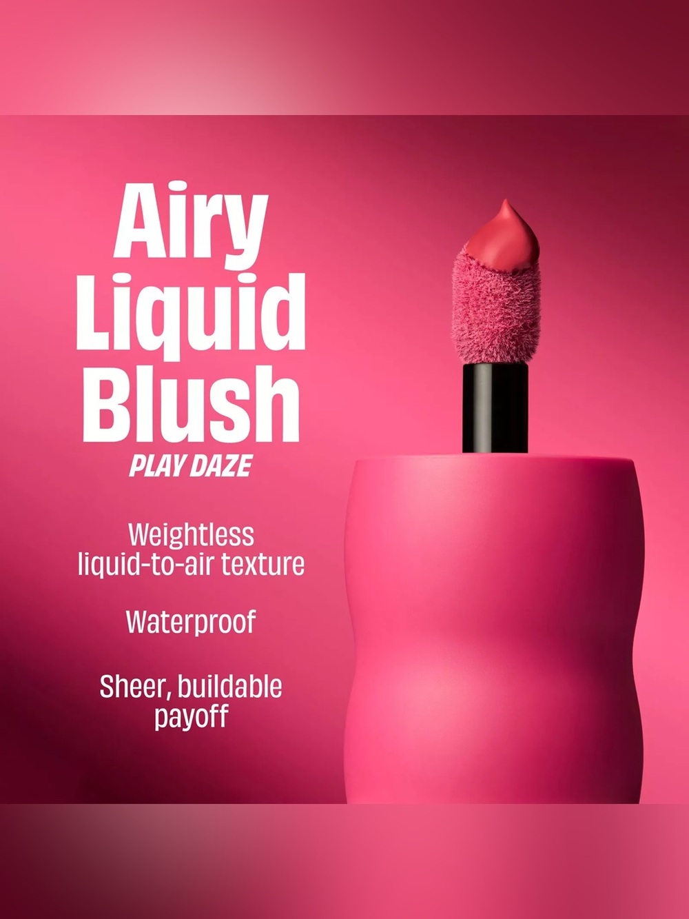 Benefit Play Daze Airy Liquid Blush Set 5 Full Size Limited Edition NWT - Picture 3 of 4